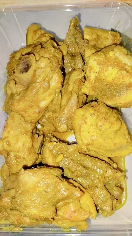 Ayam ungkep setengah kilo